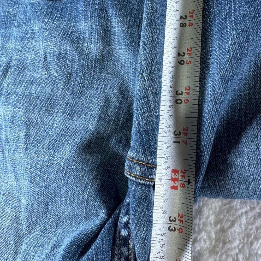 Levi's Original Slender Straight 526 Blue Denim Stretch Jeans 14 M (36x32) - Picture 8 of 11